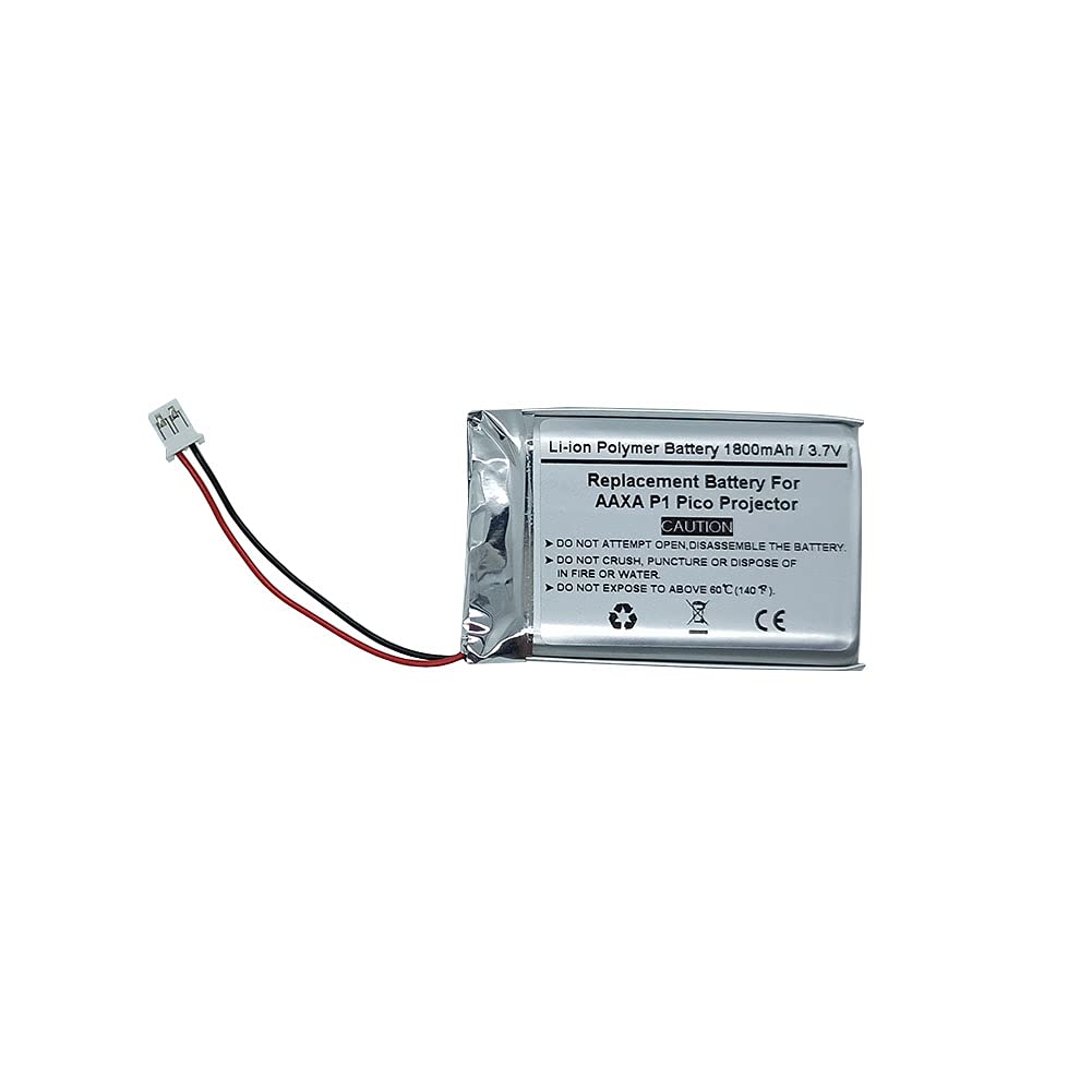 STARTONG - Batería de repuesto para AAXA P1 Pico Projector, AAXA KP250-03 de 1800 mAh