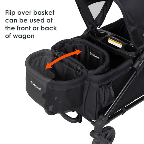 Baby Trend Expedition 2 en 1 Vagón de paseo, Ultra Black