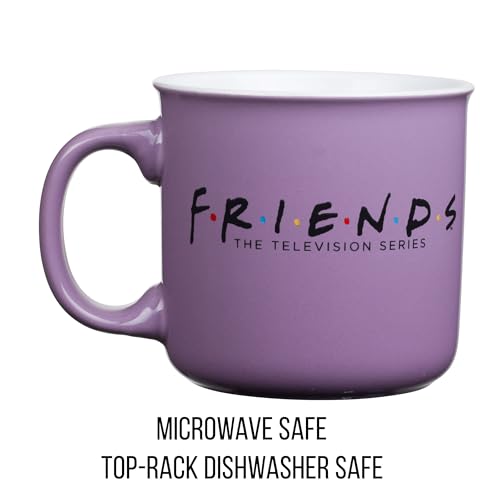 Taza de Cerámica Silver Buffalo Friends Morado Central Perk Smelly Cat 591 ml