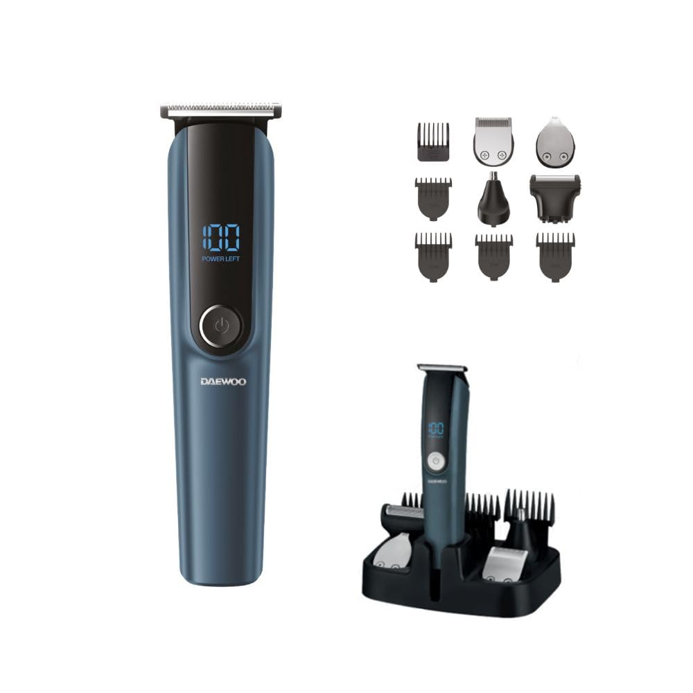 Daewoo Kit Rasuradora Eléctrica para Hombres, 5 Peines