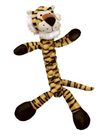 Braidz Tiger Plush Dog Toy