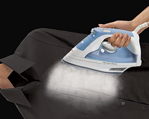 Hamilton Beach Plancha con suela antiadherente Durathon, Azul