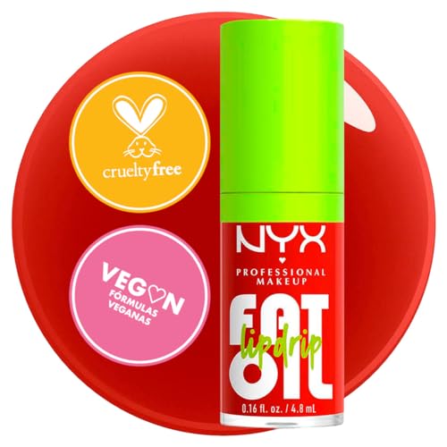 NYX Cosmetics, Fat Oil Lip Drop, Brillo Labial, Losin Cone-Trol
