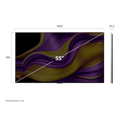 LG Pantalla 55 Pulgadas OLED EVO AI G5 4K Smart TV 2025