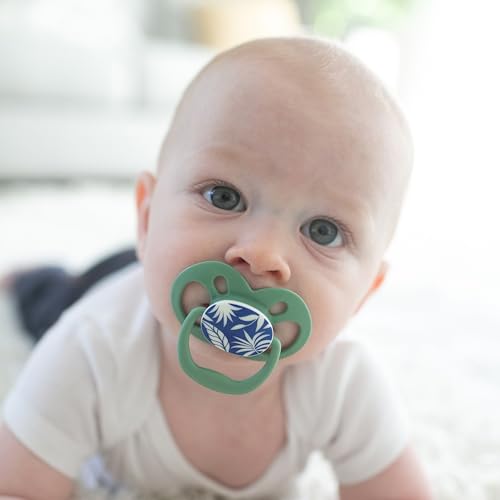 Chupete Dr. Brown's Advantage Azul que Brilla en la Oscuridad 6-12 Meses 2 Piezas