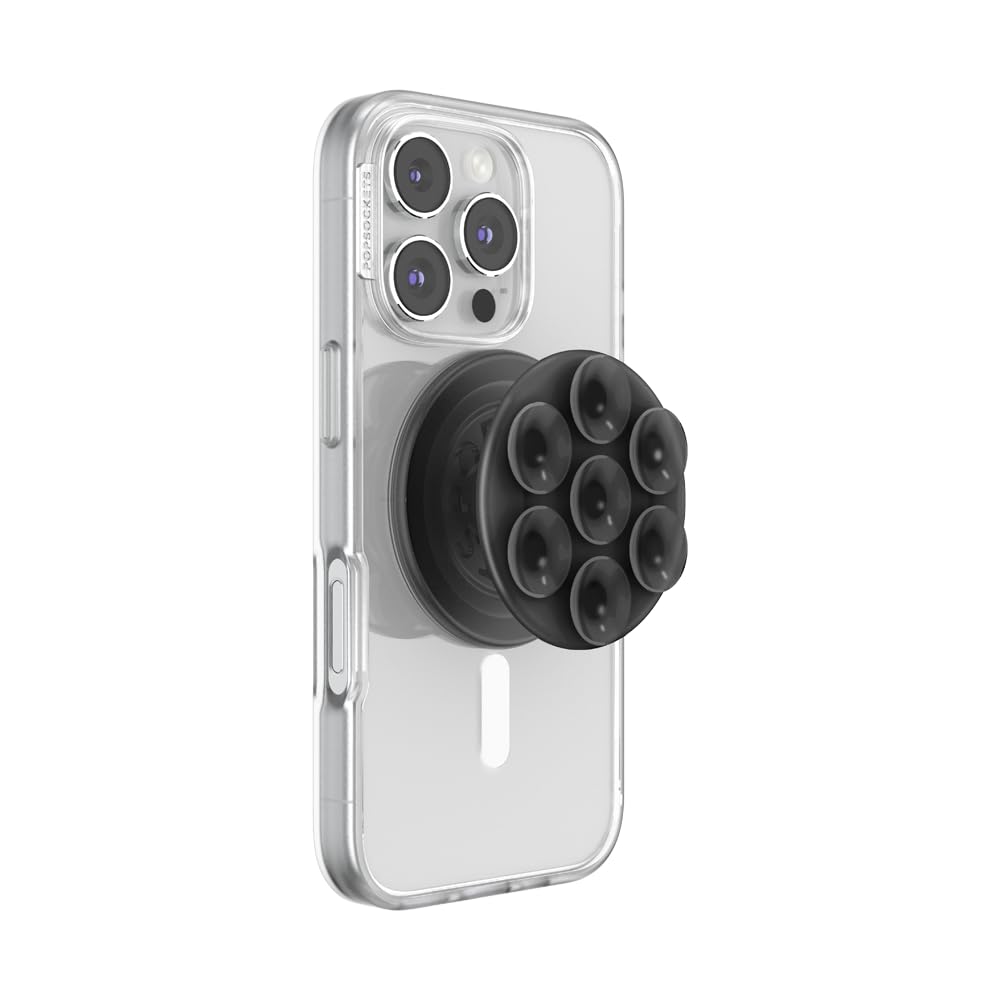 Agarre Magnético PopGrip para iPhone con MagSafe PopSockets, Parte Superior Intercambiable y Soporte Manos Libres