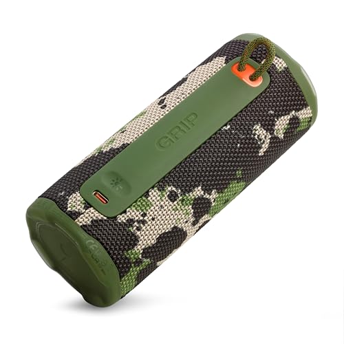 JBL Grip - Altavoz Bluetooth Compacto con Sonido Bold JBL Pro y luz Ambiental, hasta 14 Horas de Tiempo de reproducción, Agua, Polvo y caídas (IP68) y conexión multiparlante con Auracast (Squad)