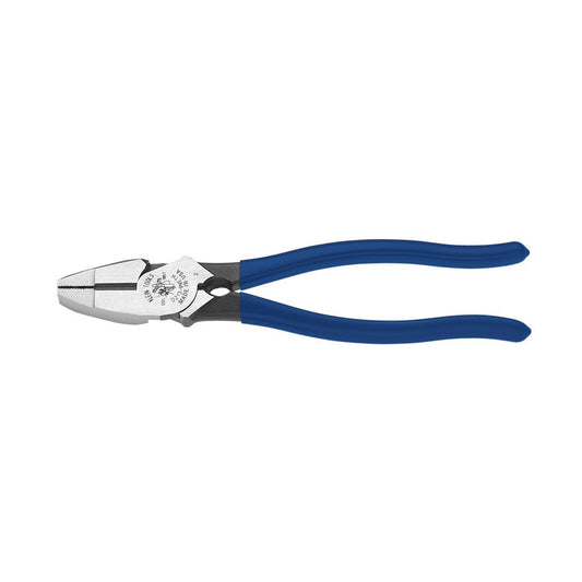 Klein Tools D213-9NETH Pinza de Electricista Alta Palanca con Sujeta-Pernos de Liniero de 9-3/8”