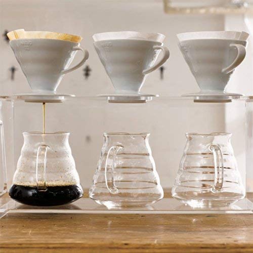 Hario V60 - Goteador de café de plástico, tamaño 01, color blanco