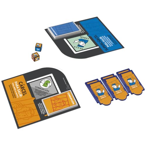 Hasbro Gaming Juego de Mesa Monopoly EXPANSIÓN Ve a la cárcel, Añade al clásico Juego Monopoly, Juegos Familiares, Edad 8+, 40 Minutos.