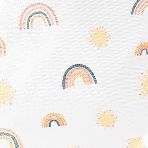 Infantino Flip Advanced Portabebés 4 en 1 - Ergonómico, Convertible, frontal y frontal hacia fuera Portabebés delantero y trasero para recién nacidos a niños pequeños 8-35 libras, arco iris