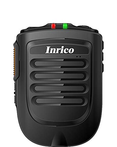 Micrófono PTT Inalámbrico ANYSECU Inrico Negro B01 para iOS y Android