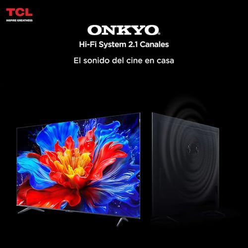 Smart TV TCL 98" QLED 4K con Google TV en Negro, Control de Voz Hands Free y Dolby Atmos
