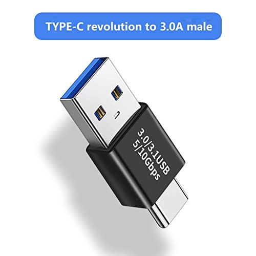 Kits de Adaptadores USB HAOQUOOU Alta Velocidad Hembra a Hembra y Macho a Macho Tipo C
