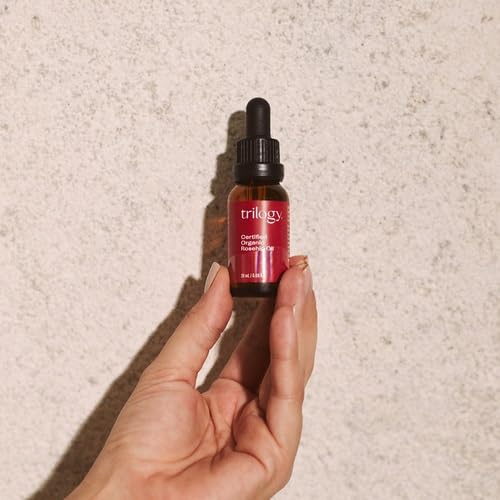 Trilogy Certified Organic Rosehip Oil for Unisex, 0.67 Ounce
