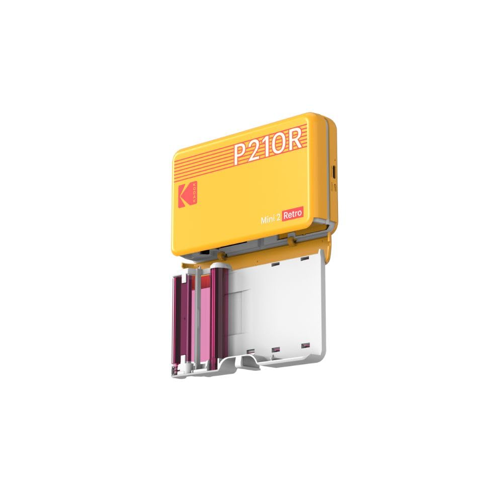 Cartucho de Película Kodak 4PASS 2.1 x 3.4 Pulgadas 60 Hojas para Mini 2 Retro y Mini Shot 2 Retro