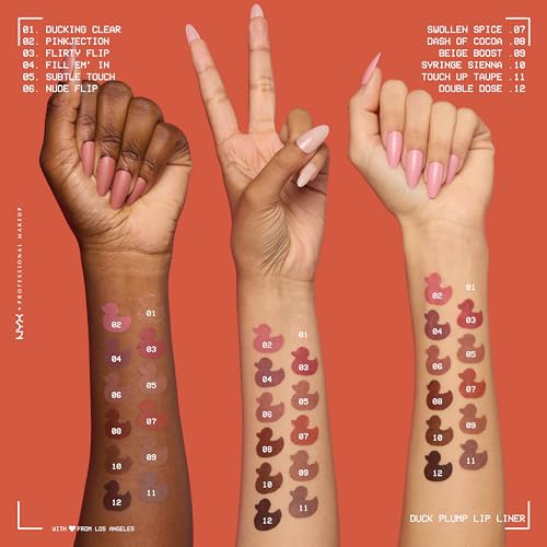 Delineador de Labios Duck Plump de Nyx Professional Makeup, Tono Double Dose