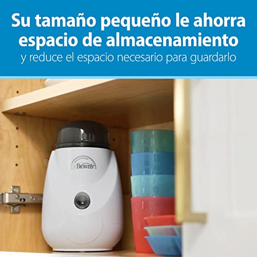 Calentador y Esterilizador Dr. Brown's Insta-Feed Blanco para Biberones y Tarros de Comida para Bebés
