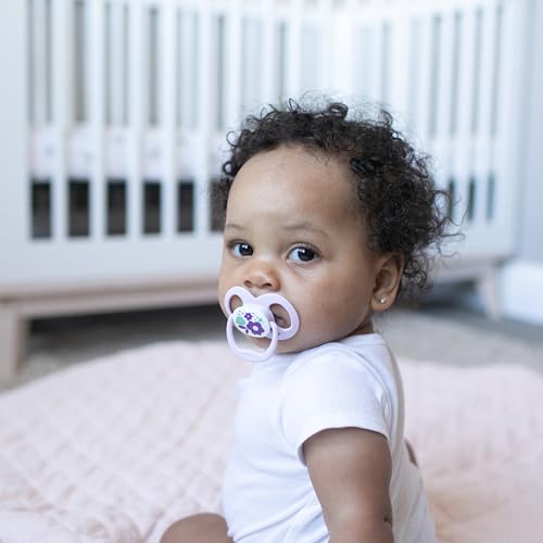 Chupetes Dr. Brown's Advantage Glow-in-The-Dark Rosa, 2 Piezas, Etapa 2, 6-12 Meses