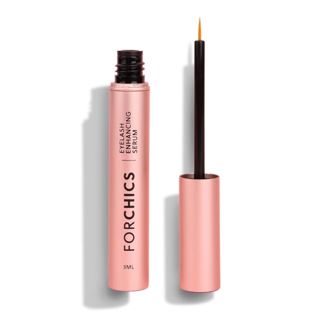 ForChics ForLash Suero para Crecimiento de Pestañas sin Hormonas- Potenciador para Pestañas Más Largas, Gruesas y Abundantes - Estimulante Orgánico y Engrosador Esencial | Vegano y Cruelty Free - [0.10 fl. oz / 3ml]