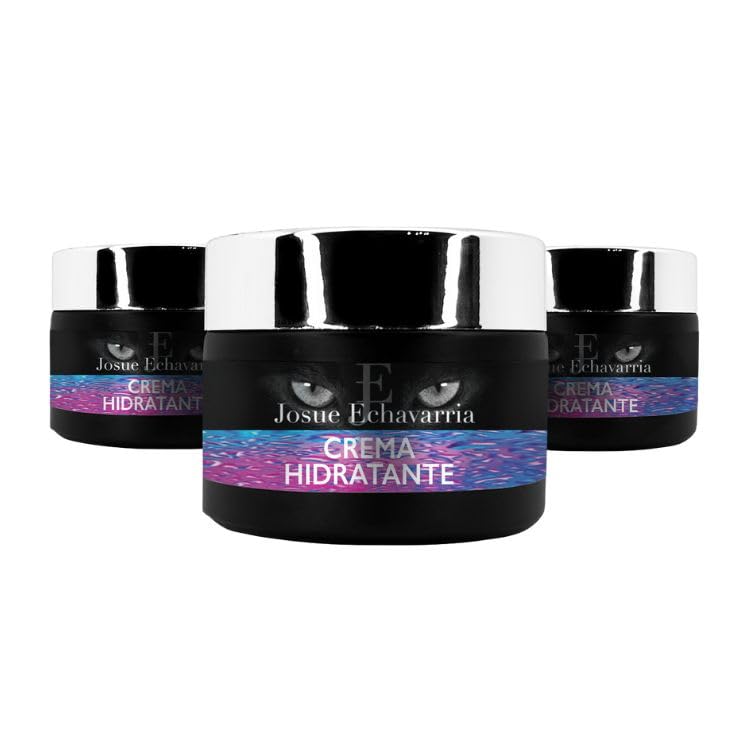 Crema Altamente Hidratante Argán Acido Hialurónico y Baba de Caracol, Hidratación UNISEX para rostro y cuerpo. Set de 3 Frascos. Antiedad, antiarrugas