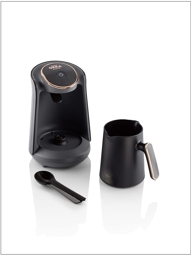Cafetera Automática Arzum Okka Minio Negro Dorado 120V 127V Para Café Turco Griego