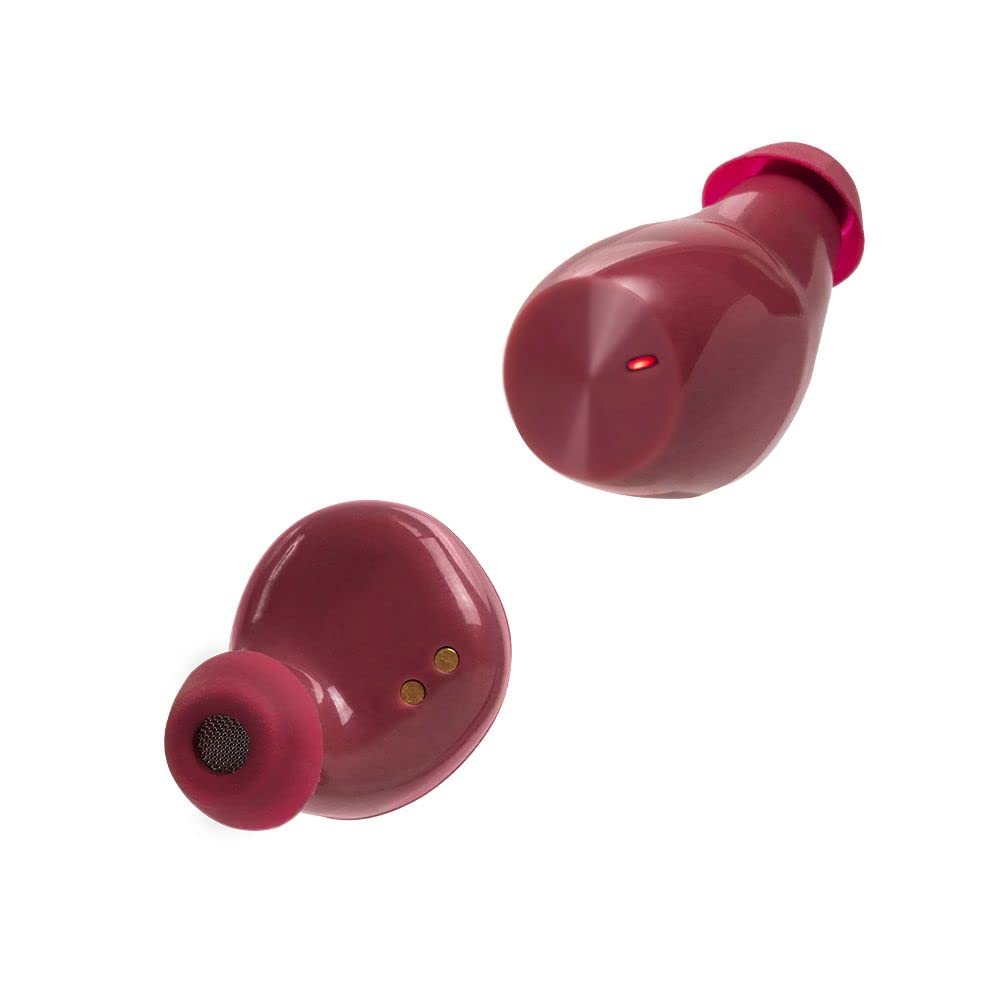 Billboard Audífonos Inalámbricos Earbuds Soul Track, Micrófono Incorporado, Resitente A Salpicaduras, Asistente De Voz, Batería De hasta 36 Horas De Duración Modelo 2025 (Tinto)