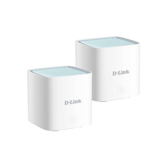 D-Link M15/2 Eagle Pro AI Mesh WiFi 6 Router System (2 Unidades) AX1500 - Paquete múltiple para Red inalámbrica Inteligente de Internet, Control de Voz