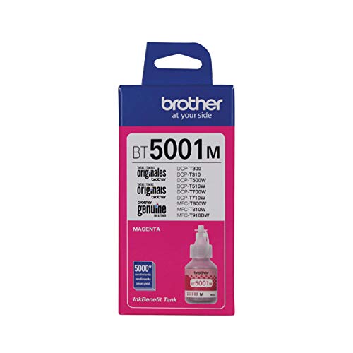 BROTHER Botella de tinta magenta BT5001M 5,000 Páginas, Talla unica