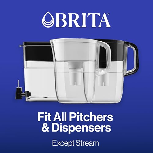 BRITA - Filtro de agua Longlast, filtros de repuesto de larga duración para jarras y dispensadores, reduce el plomo, sin BPA, 2 unidades