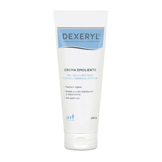 Dexeryl Crema Hidratante Emoliente para Piel Seca, 250g
