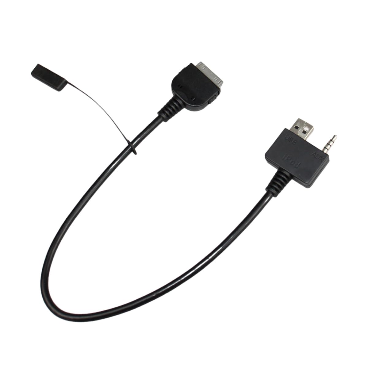 Cable Auxiliar Yongjiangxia Negro Compatible con iPhone 4 4S para Hyundai Kia