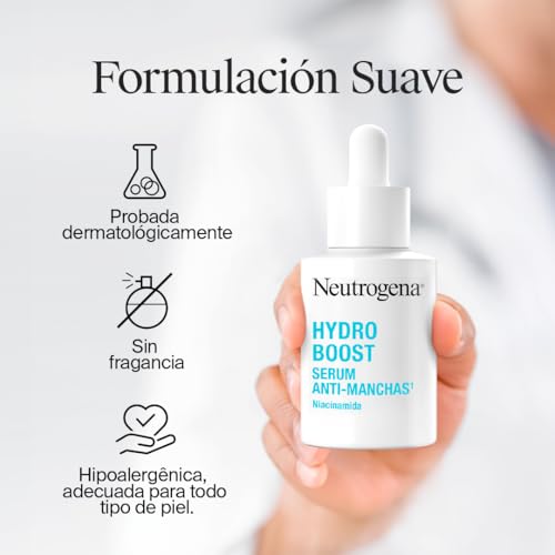 Neutrogena Serum Anti-Manchas Hydro Boost con Niacinamida y Ácido Hialurónico 30ml