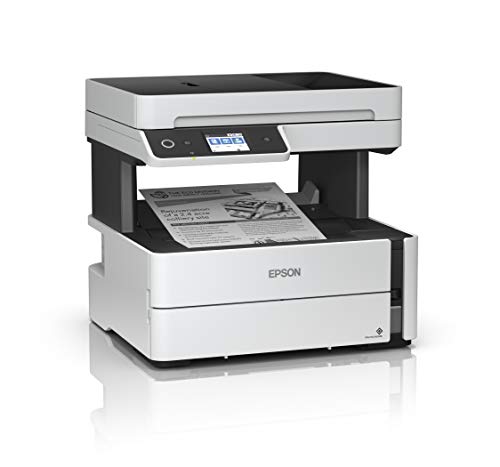 Epson Ecotank Impresora Multifuncional Blanco y Negro M3170