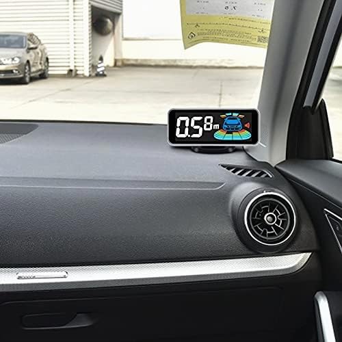 Sistema de Aparcamiento ELSNU Negro con 8 Sensores y Pantalla LCD para Coche Automático