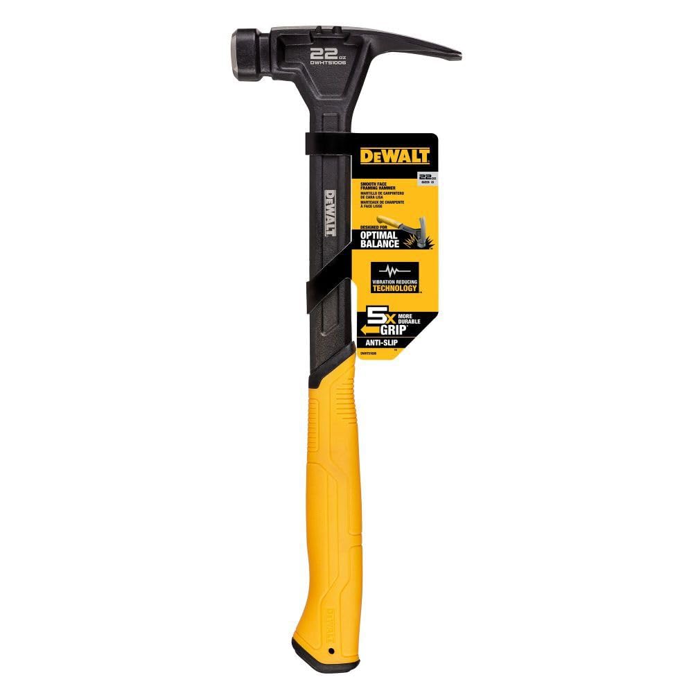 Dewalt - Martillo de marco liso de 22 onzas