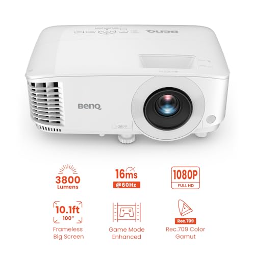 BenQ Proyector para Juegos TH575 1080p DLP 3800lm, HDMI, 3D, Baja latencia para videoconsolas