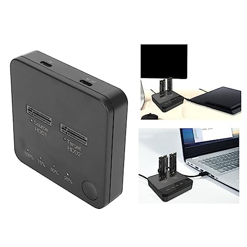 Duplicador SSD M.2 Dpofirs Plata Doble Bahía Tipo C sin Herramientas