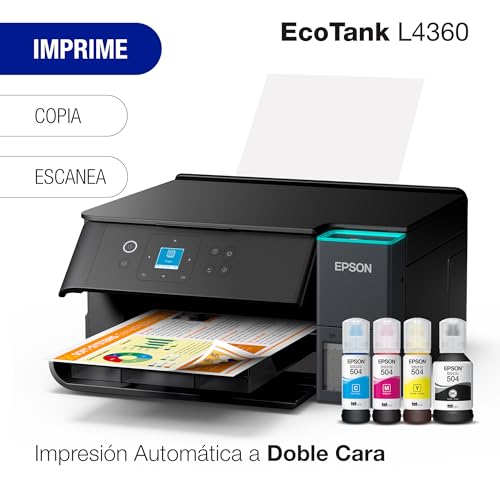 Epson Impresora Multifuncional L4360 EcoTank Tinta Continua WiFi Duplex