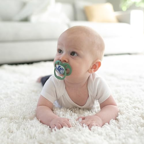 Chupete Dr. Brown's Advantage Azul que Brilla en la Oscuridad 6-12 Meses 2 Piezas