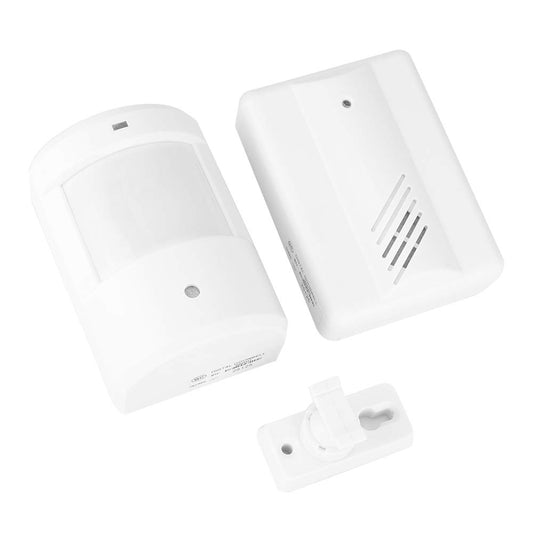 Bienvenido Kit de Timbre Alarma de Seguridad de Entrada de Volumen Ajustable Detector de Sensor infrarrojo IR Timbre de Puerta para Puerta de jardín