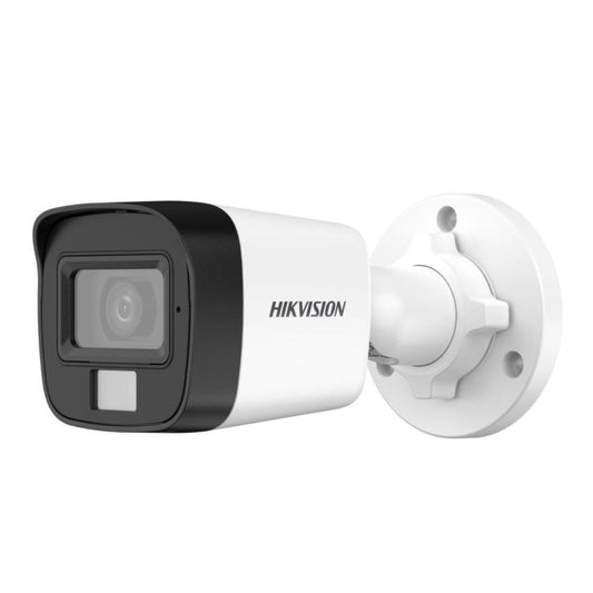 Hikvision Camara CCTV, Bala, 2MP, IR 30m, Luz 20m, Exterior, IP67, Microfono, Dual Light