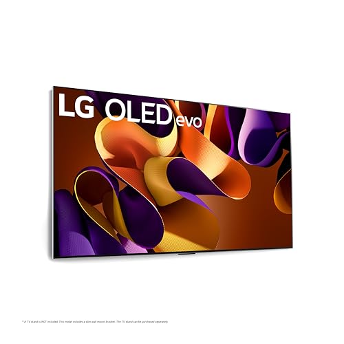 LG 83 Pulgadas Clase OLED EVO Serie G4 Smart TV 4K procesador visualización Plana con Control Remoto mágico Alimentado por IA con Alexa Incorporado (OLED83G4WUA, 2024)