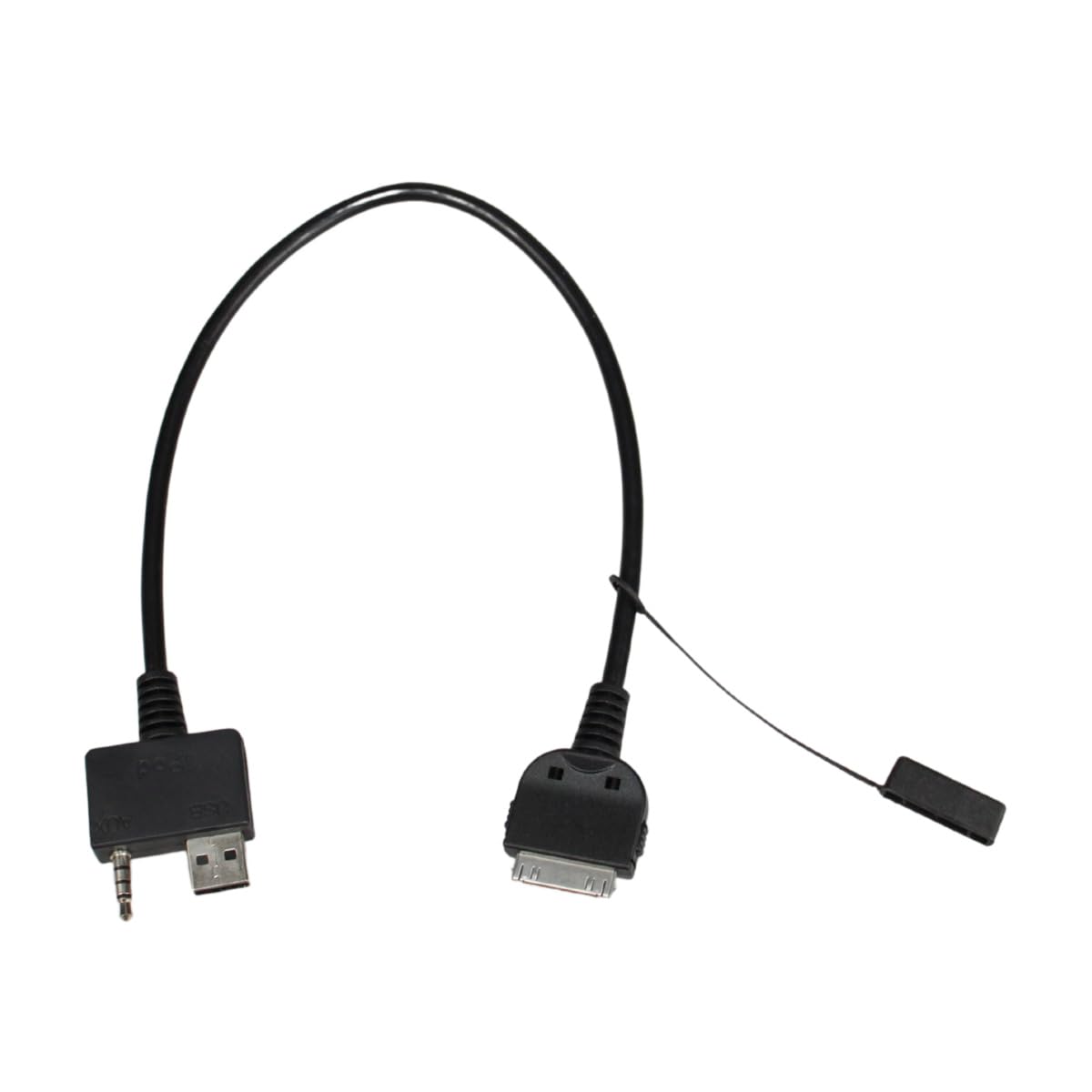 Cable Auxiliar Yongjiangxia Negro Compatible con iPhone 4 4S para Hyundai Kia