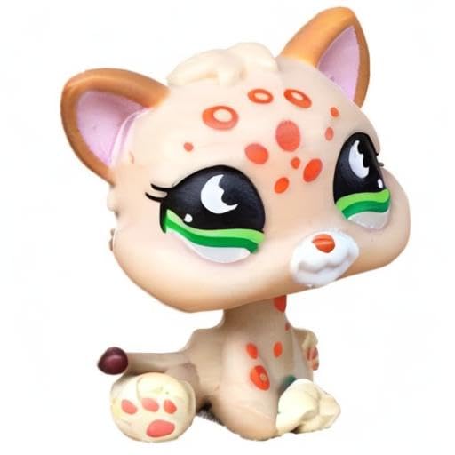 Juguete hecho a medida para bebé gatito, tienda de mascotas, juguete de pelo corto para gato, mini figura de animal de 1 pulgada