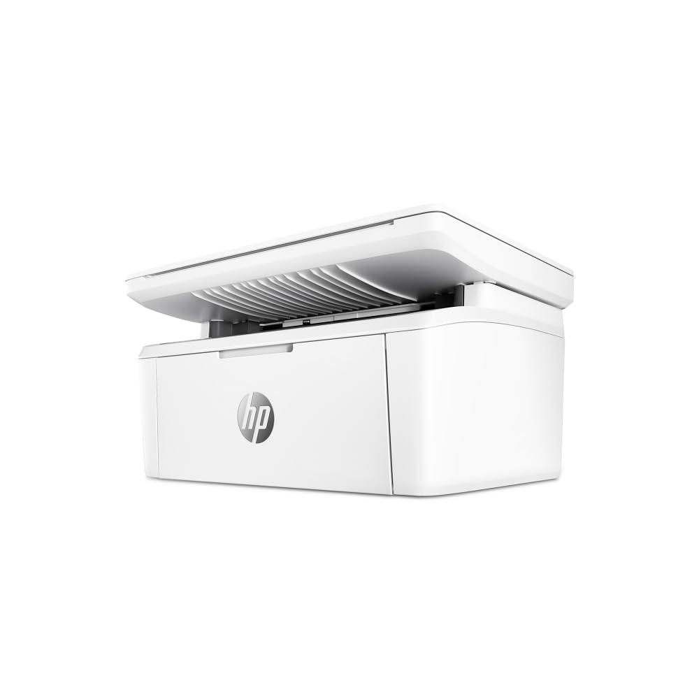 HP Impresora Multifuncional LaserJet M141W, Blanco y Negro, Impresora para Pequeñas oficinas, Impresión, Copia, escaneado, WiFi, USB, Smart App, Tamaño Compacto (7MD74A)
