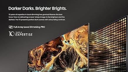 Hisense Televisor 75" Class Premiun U7H Series ULED Quantum Dot QLED 4K UHD Smart Google TV Wi-Fi Incorporado Asistente de Google Integrado Funciona con Alexa 75U7H (Reacondicionado)