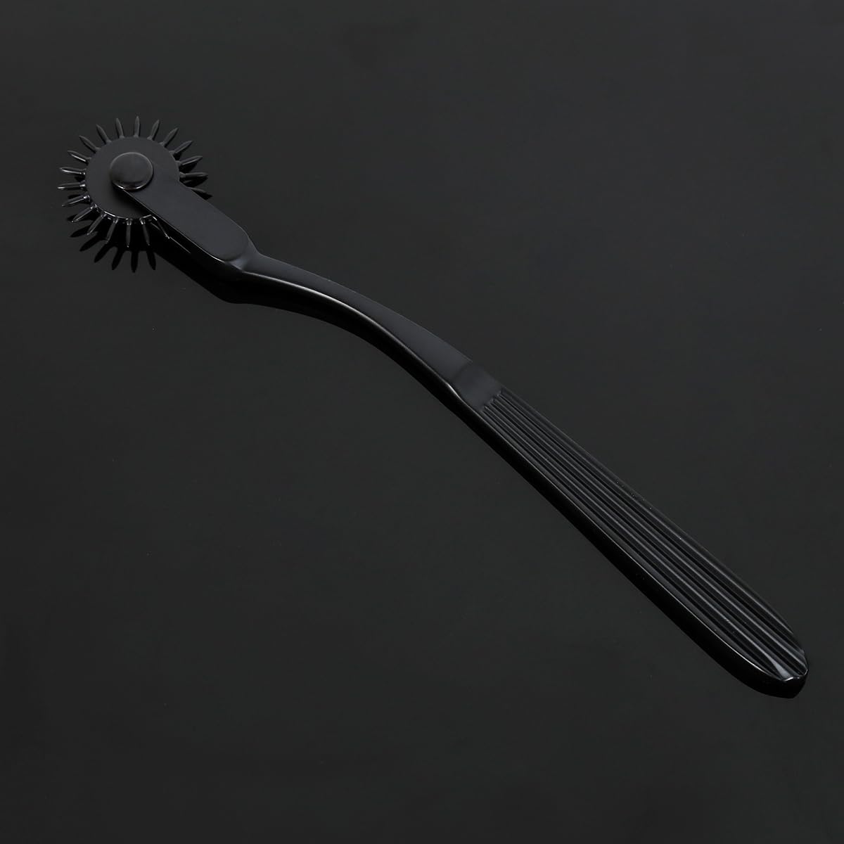 INNEDYOUMM Wartenberg Neuro Pinwheel de acero inoxidable 1 rueda redonda de 360° para probar la sensibilidad nerviosa (negro)