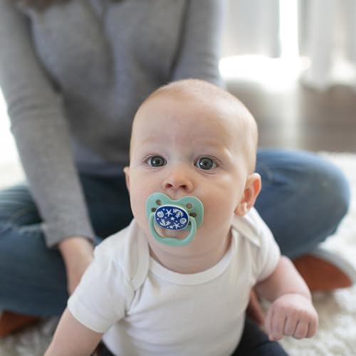 Chupetes Stage 1 Dr. Brown's Azul Resplandor en la Oscuridad 0-6 Meses