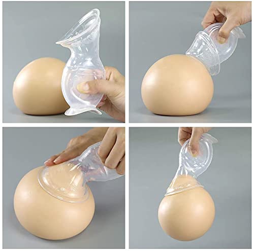 Haakaa Gen 2 Recolector de leche materna con base de succión y tapa a prueba de fuga 4oz/100ml